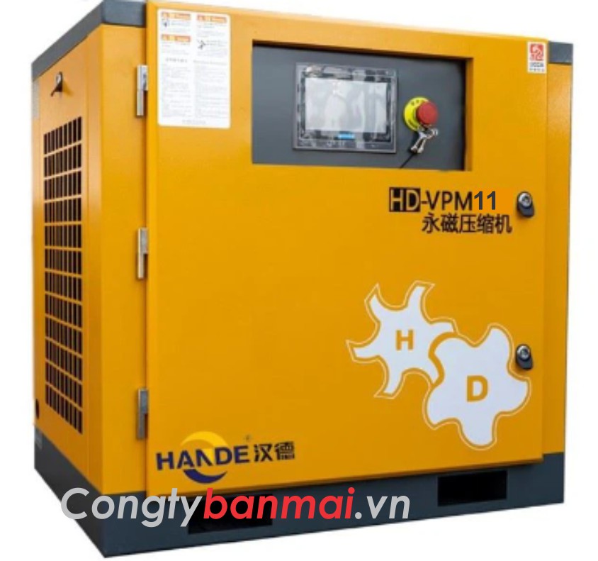 máy nén trục vít công suất 11 kw - 15 HP hiệu Hande