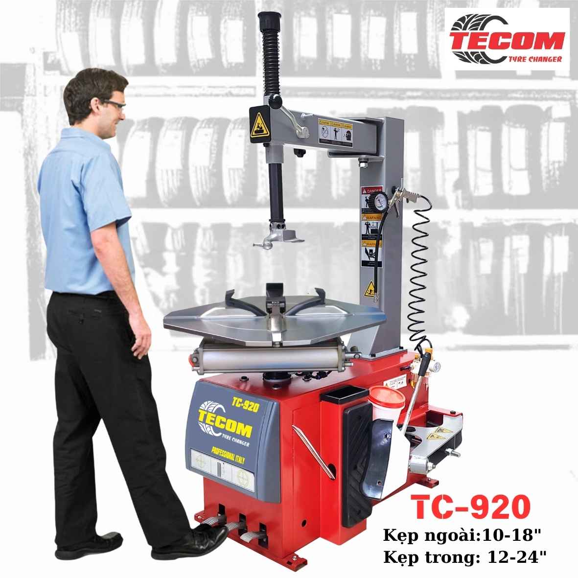 Máy ra vào lốp xe ô tô Tecom TC-920