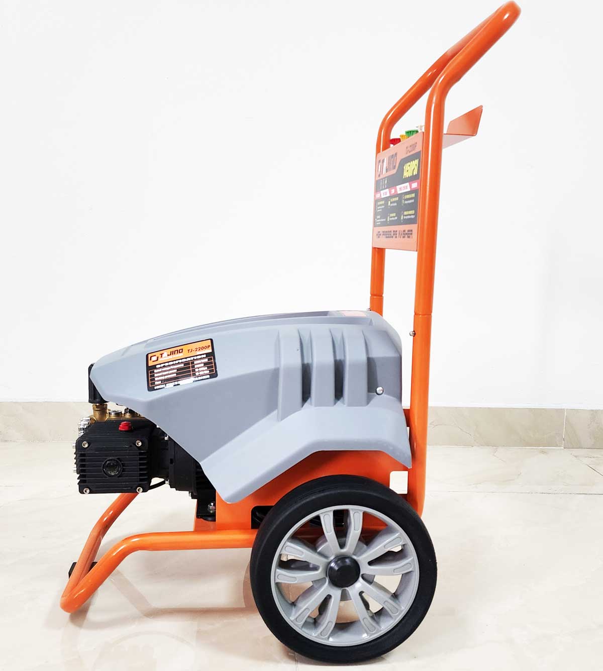 Máy xịt rửa xe máy áp lực cao TJ-2200P công suất 2,2KW