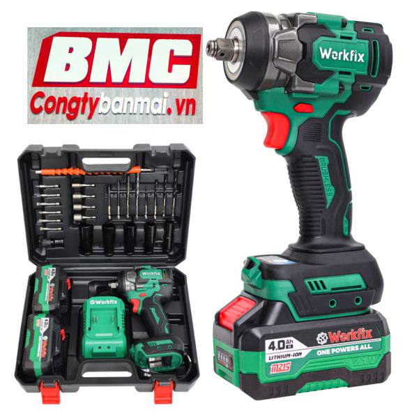 Máy siết bu lông pin giá rẻ 1/2 inch WF-IW470N