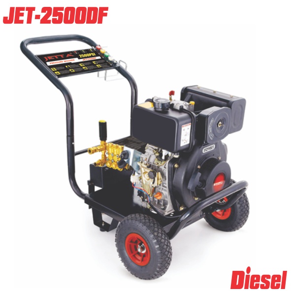 Máy Xịt Rửa Áp Lực Cao  Động Cơ Dầu - Diesel JET-2500DF