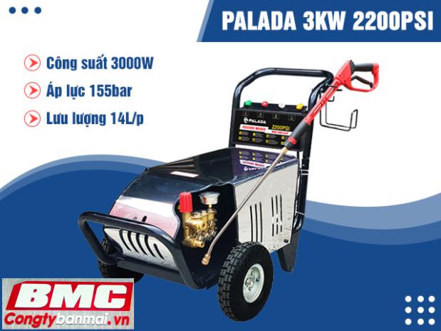 máy xịt rửa xe ô tô Palada 3kw 2200 PSI