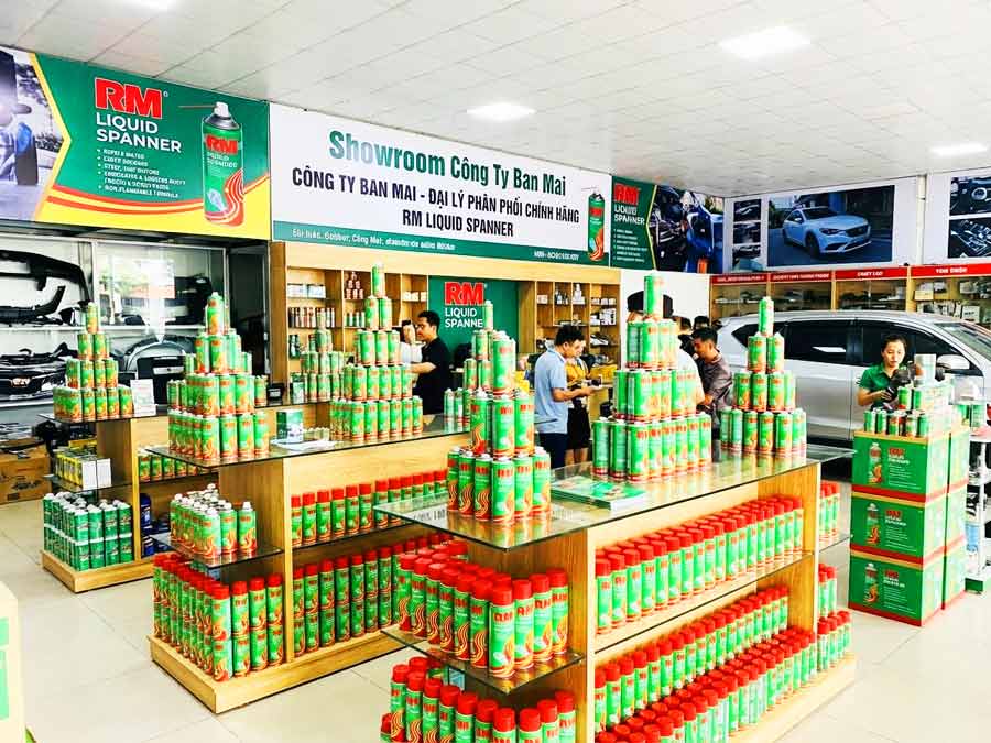 Mua RM Liquid Spanner tại Showroom tại Công Ty Ban Mai