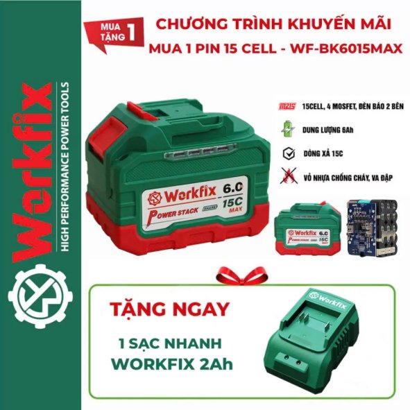 Pin 15 Cell 21V-6.0Ah