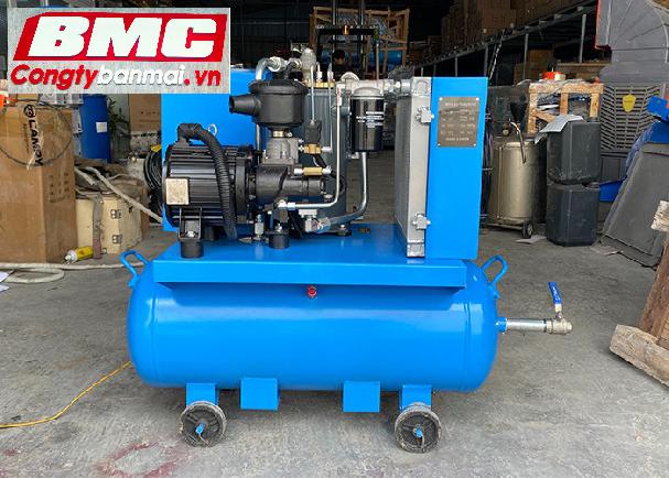 Ứng dụng máy nén khí trục vít di động 4.5kw biến tần G4A