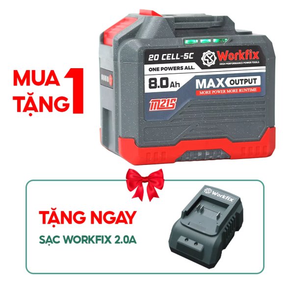 Ưu điểm nổi bật của Pin 20 Cell 21V-8.0ah WF-BK2008A