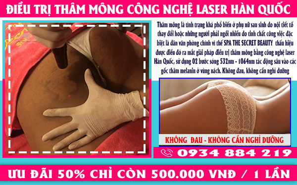 điều trị thâm mông