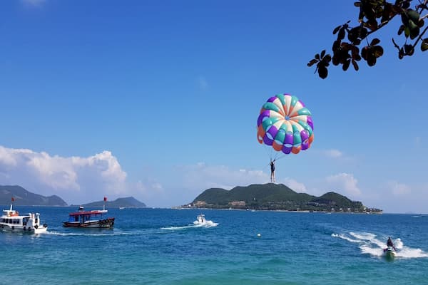 Bãi tranh trong tour 3 đảo Nha Trang