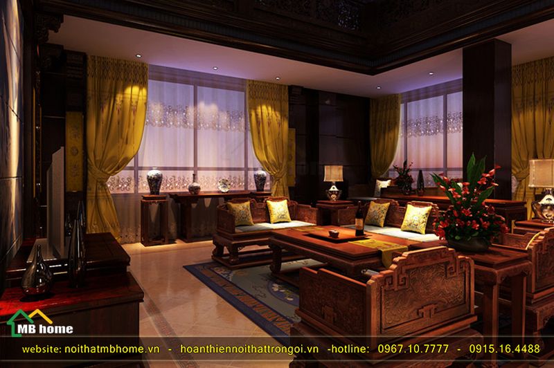 biệt thự phong cách trung quốc