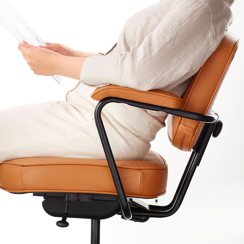 ghe-xoay-da-that-alefj-ll-office-chair-grann-golden-brown