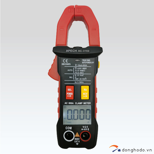 Ampe kìm đo AC APECH AC 3169 (600A) chính hãng