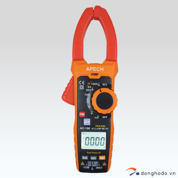 Ampe kìm APECH AC-198 (1000V, 1000A, TrueRMS)