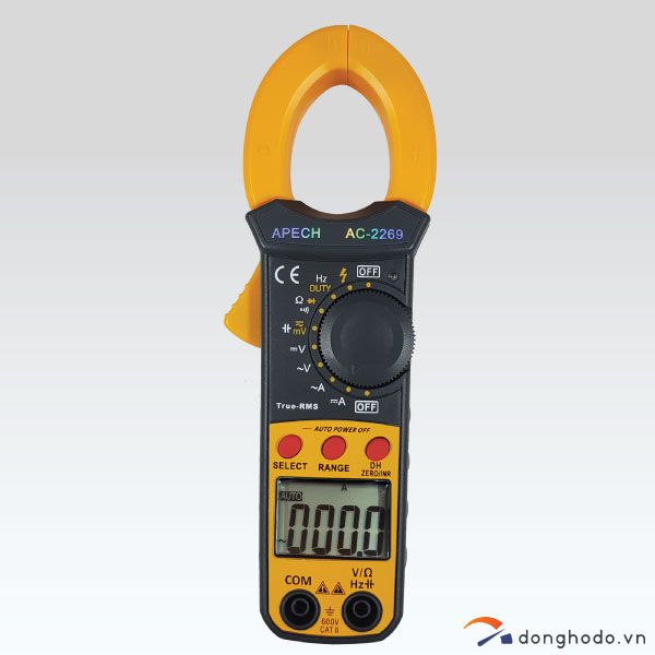 Ampe kìm AC/DC APECH AC-2269 (600A,TrueRMS)