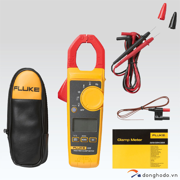 Ampe kìm đo dòng AC/DC FLUKE 325 (400A, TRUE RMS) trọn bộ
