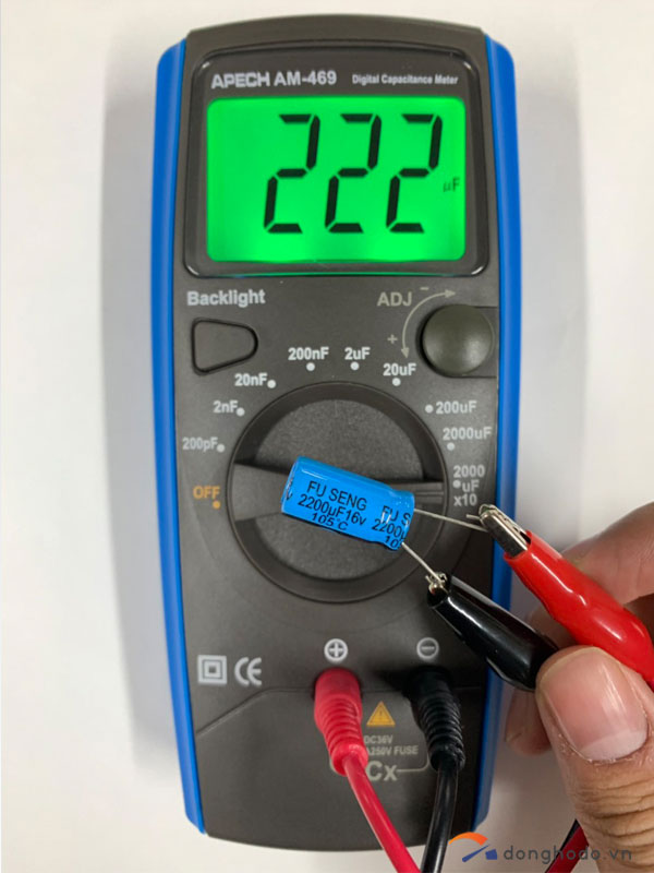 Thiết bị đo tụ điện APECH AM-469 giá rẻ