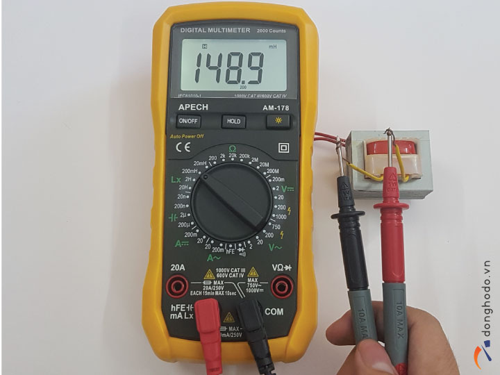 Đồng hồ vạn năng số đo Henry cuôn cảm APECH AM-178