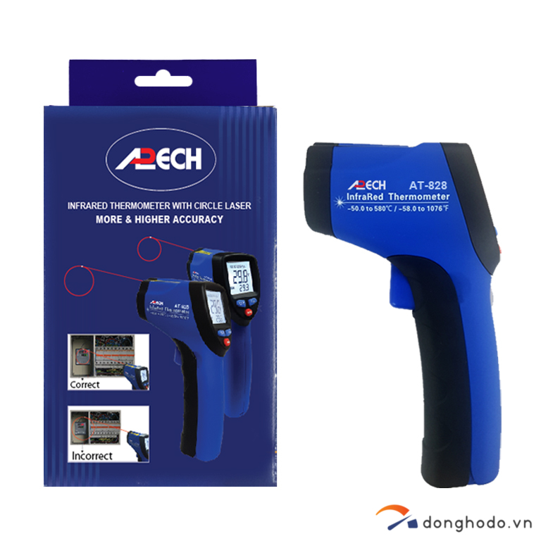 Thiết bị đo nhiệt độ tiếp xúc APECH AT-828 chính hãng