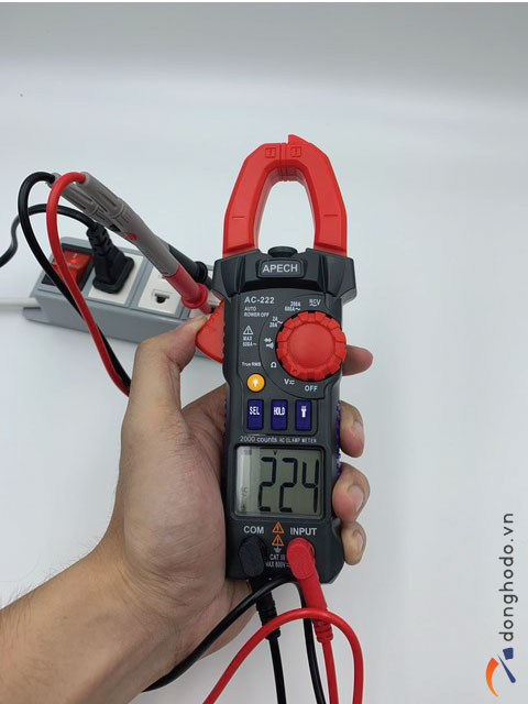Ampe kìm đo nhầm không cháy APECH AC-222