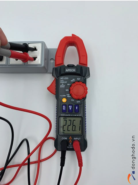 Ampe kìm đo điện áp APECH AC-233 chính xác