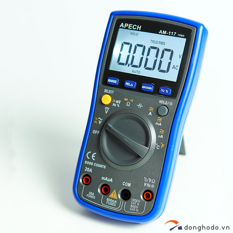 Đồng hồ vạn năng điện tử APECH AM-117 có thiết kế cực kì chắc chắn