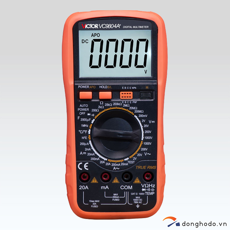Đồng hồ vạn năng điện tử VICTOR 9804A+