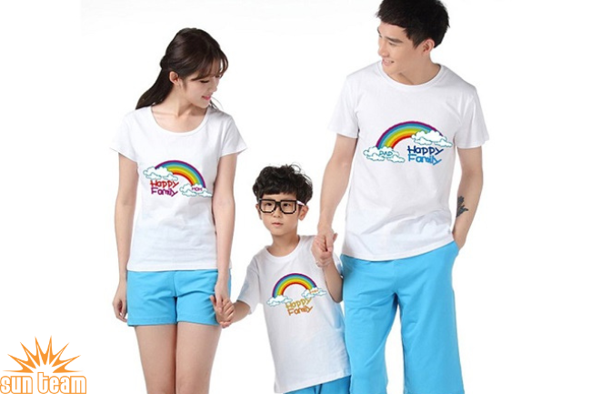 Áo thun đồng phục gia đình
