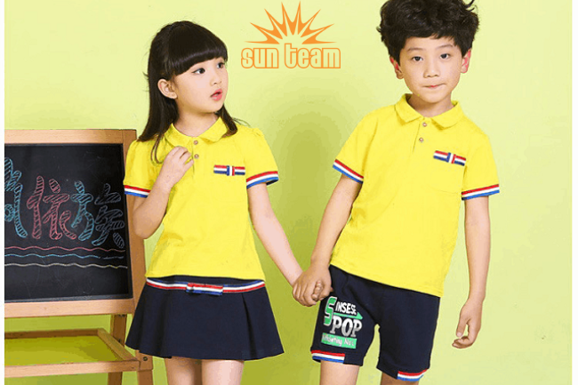áo phông đồng phục học sinh tiểu học