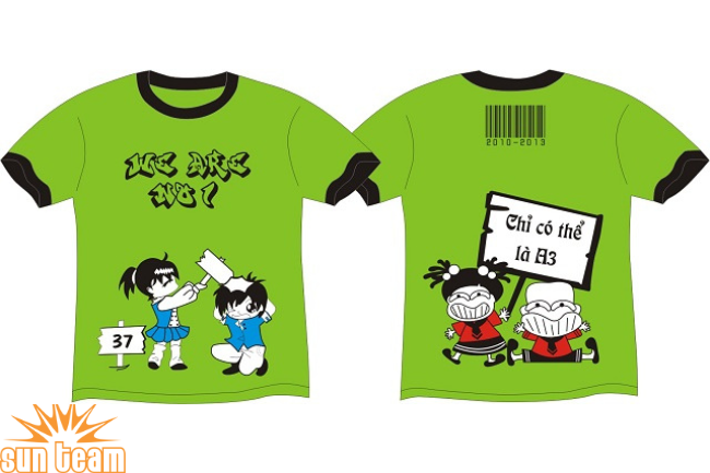 Áo phông đồng phục lớp 3 đẹp nhất