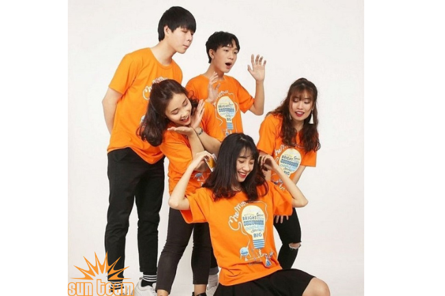 Mẫu đồng phục áo phông lớp 6 đẹp