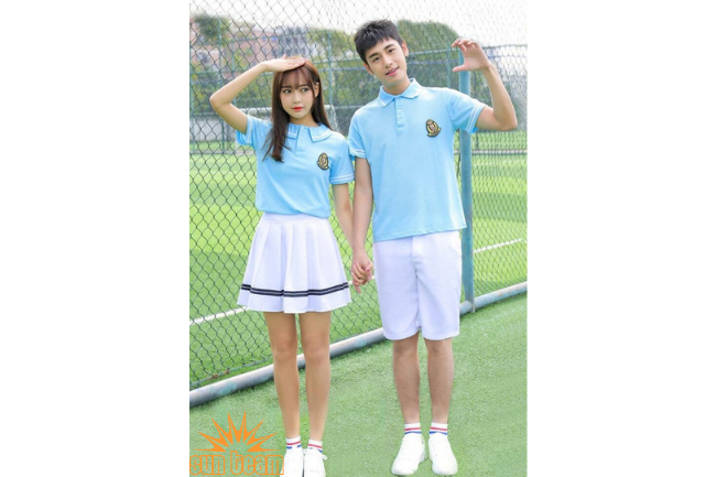 Mẫu đồng phục áo phông lớp 5 đẹp