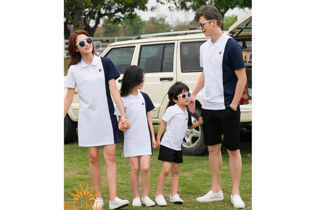 Các mẫu áo váy gia đình ngày càng được ưa chuộng