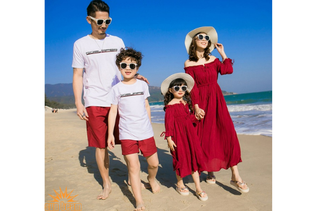 váy đi biển đồng phục