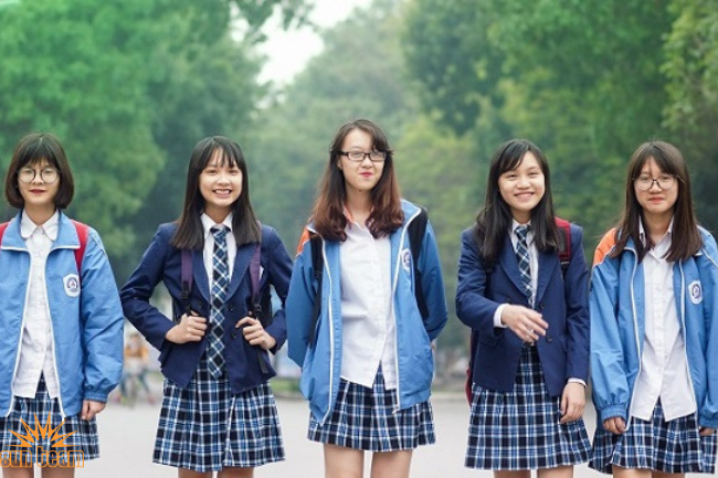 áo khoác gió đồng phục học sinh