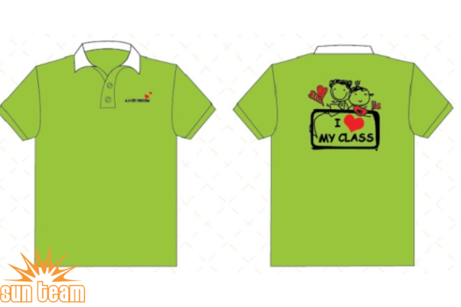 Đồng phục áo phông lớp 4 đẹp