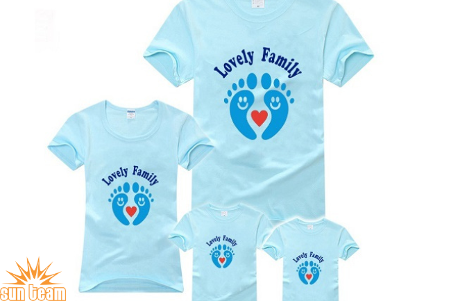 Áo phông đồng phục gia đình