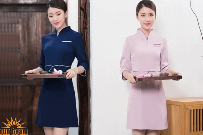 Váy đồng phục spa