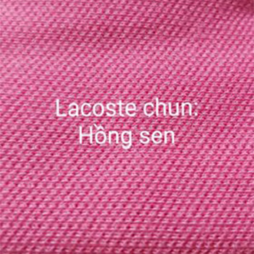 Lacoste chun Hồng Sen
