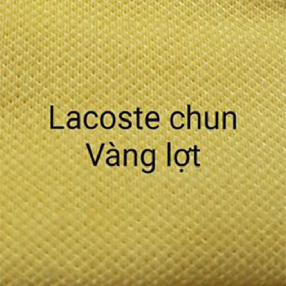 Lacoste chun Vàng lợt