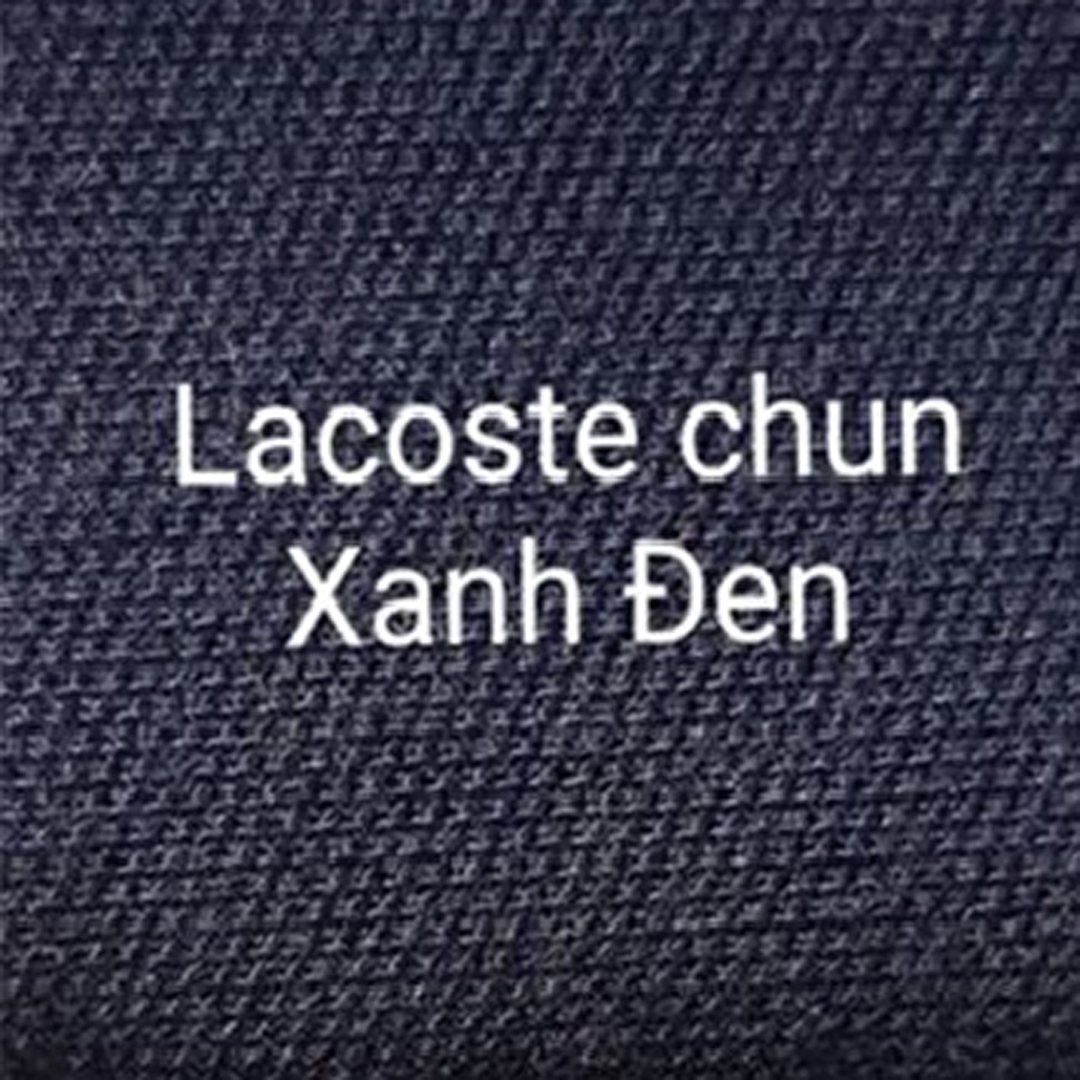 Lacoste chun Xanh đen