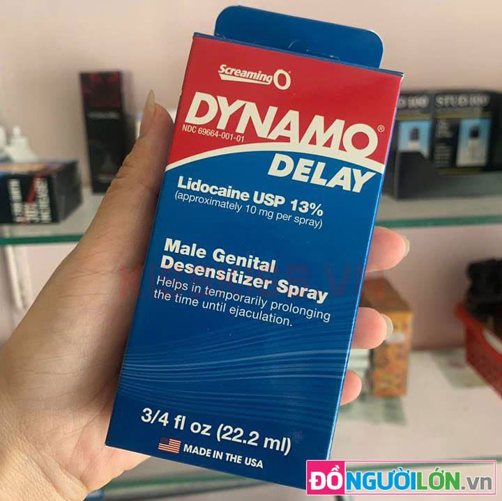 Dynamo Delay - Chai Xịt Kéo Dài Thời Gian Chính Hãng USA 03