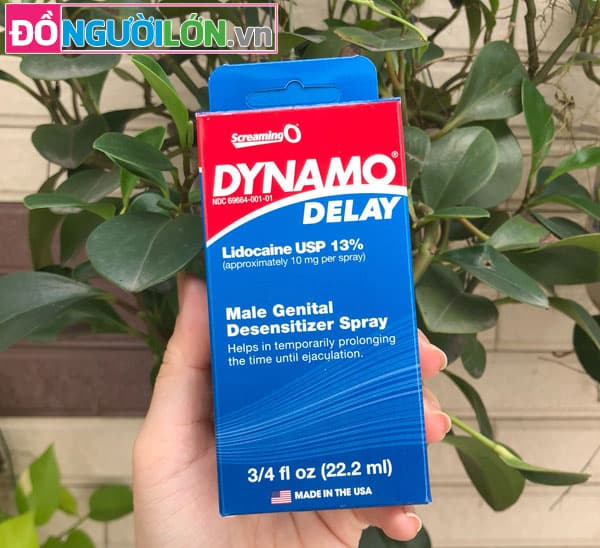 Dynamo Delay - Chai Xịt Kéo Dài Thời Gian Chính Hãng USA 04