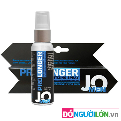 Jo Prolonger USA – Xịt Lâu Ra Kéo Dài Thời Gian Cho Nam 01