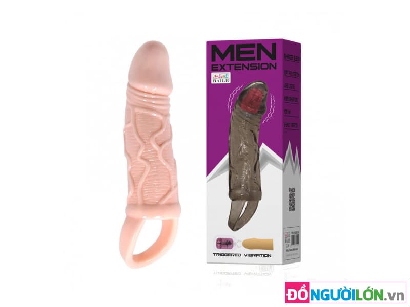 Bao Cao Su Đôn Dên Có Quai Đeo Rung Đầu Men Extender 06