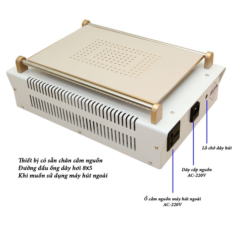 Bàn nhiệt máy tách kính Yosaka 14inch