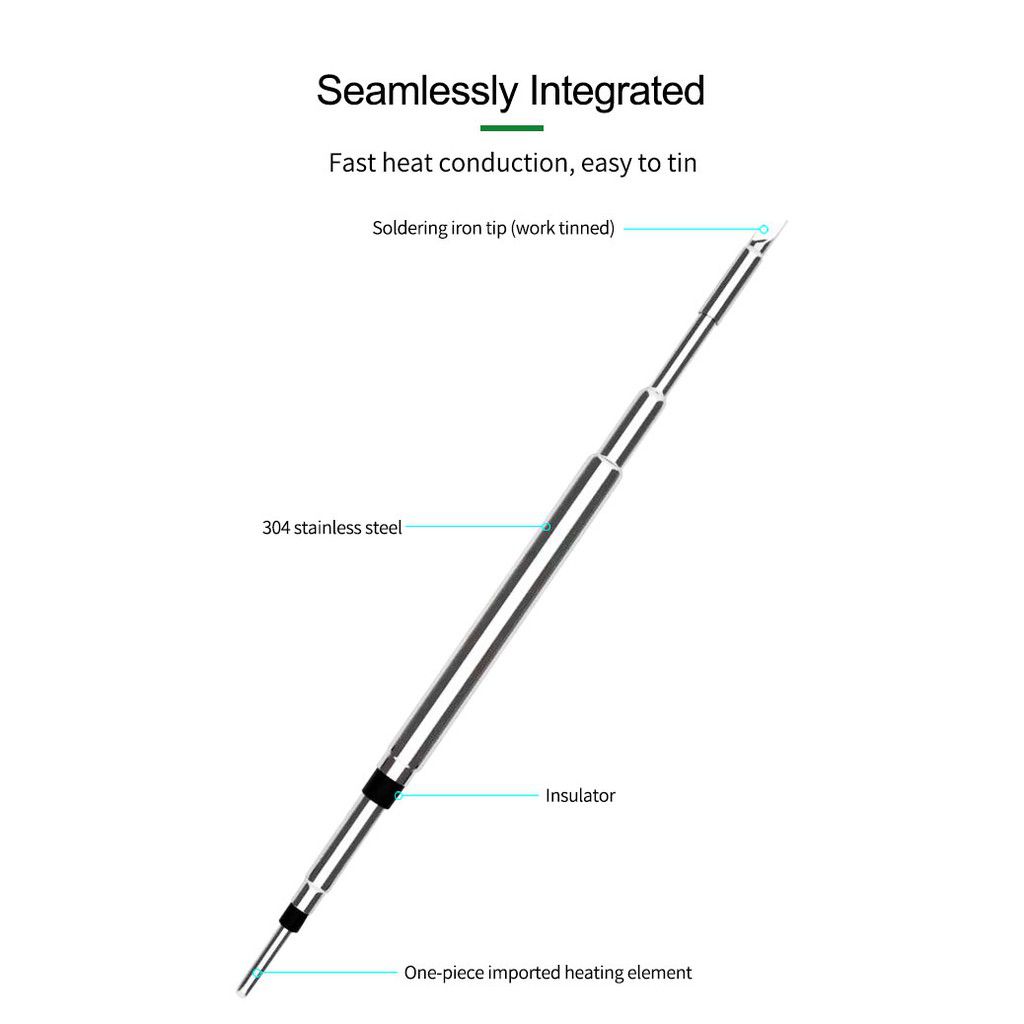 Thiết kế mũi hàn c210 tips tiêu chuẩn JBC