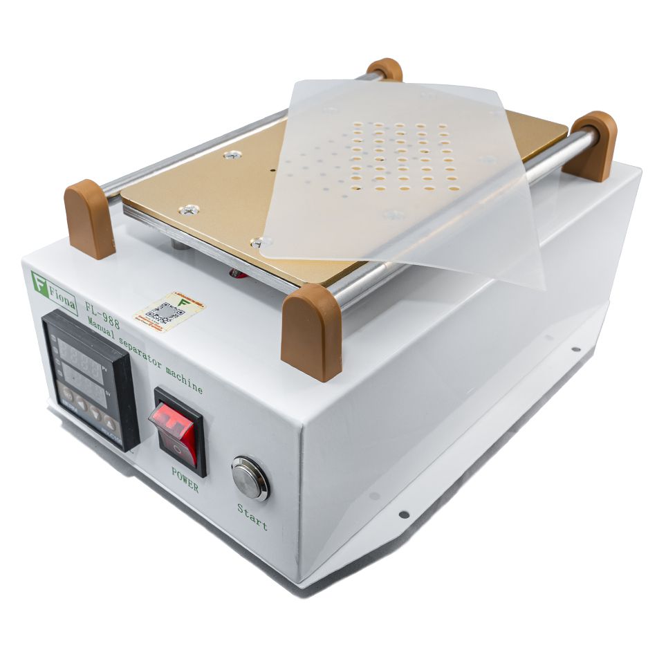 Bàn nhiệt máy cắt tách kính điện thoại Fiona 988