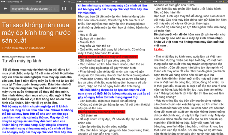 Tại sao cũng là máy ép kính lại mỗi nơi một mức giá khác nhau ?