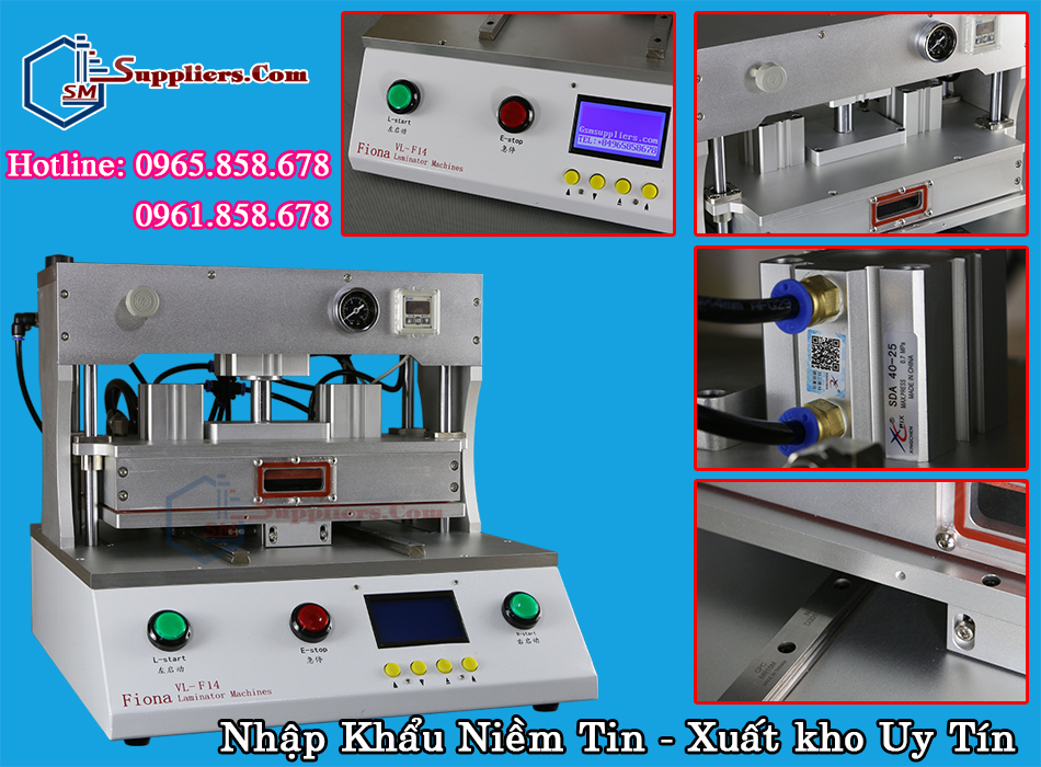 Máy ép kính nhập khẩu Fiona Laminator Machines tự động 14inch nhập khẩu