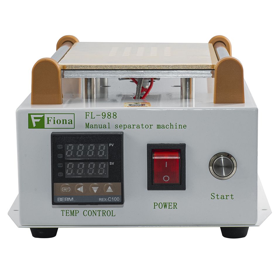 Bàn nhiệt máy cắt tách kính điện thoại Fiona 988