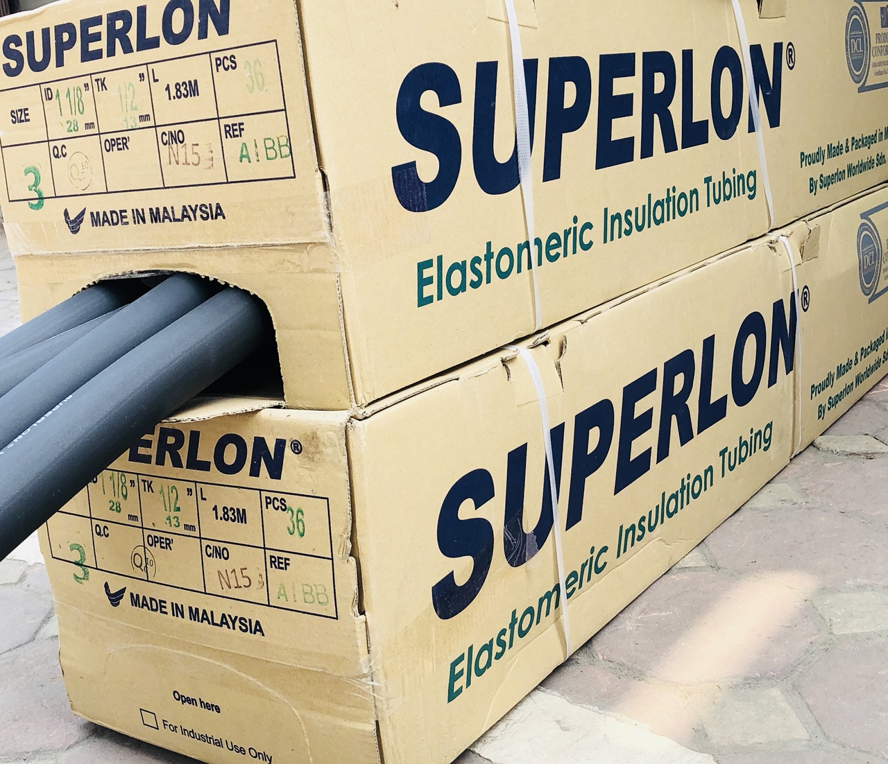 Bảo ôn cách nhiệt dạng ống Superlon